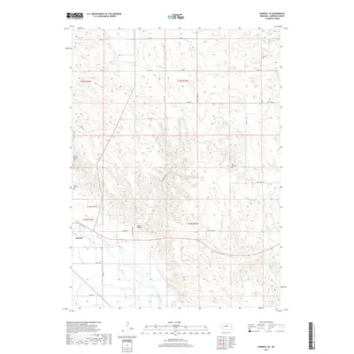 2017 Map of Burwell SE, 2017 Print