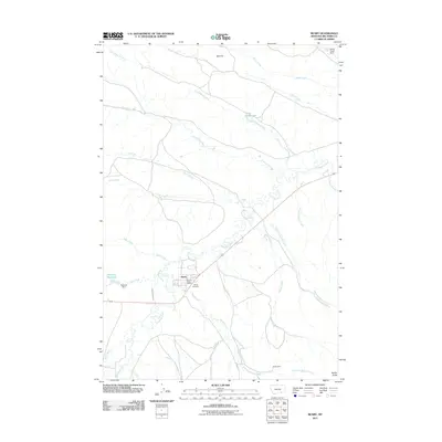 2011 Map of Busby, 2011 Print