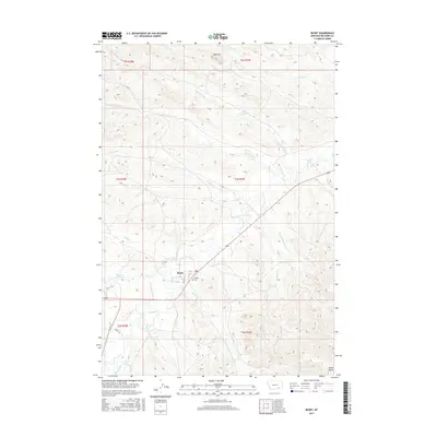2017 Map of Busby, 2017 Print