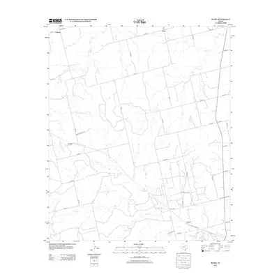 2012 Map of Busby, 2012 Print