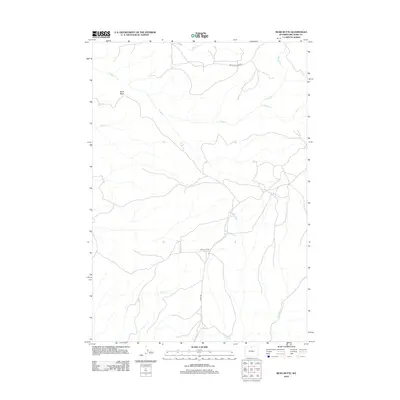 2012 Map of Bush Butte, 2012 Print