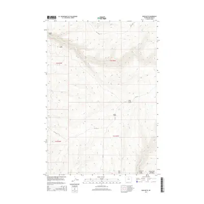 2015 Map of Bush Butte, 2015 Print