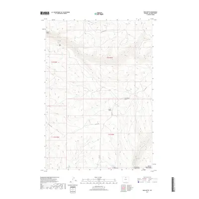 2017 Map of Bush Butte, 2017 Print