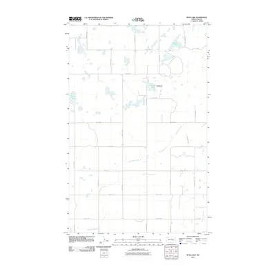 2011 Map of Bush Lake, 2011 Print