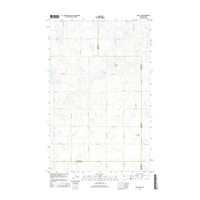 2014 Map of Bush Lake, 2014 Print