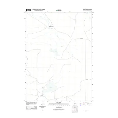 2012 Map of Bush Lake, 2012 Print
