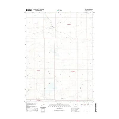 2015 Map of Bush Lake, 2015 Print