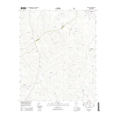 2014 Map of Bush River, 2014 Print