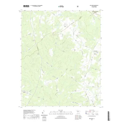 2020 Map of Bush River, 2020 Print