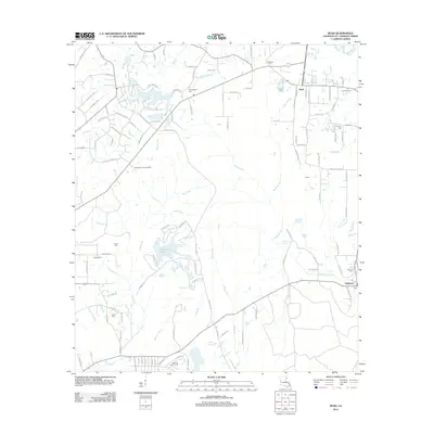 2012 Map of Bush, 2012 Print