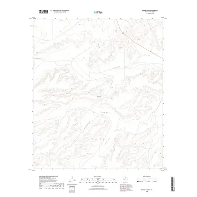 2019 Map of Busher Canyon, 2019 Print