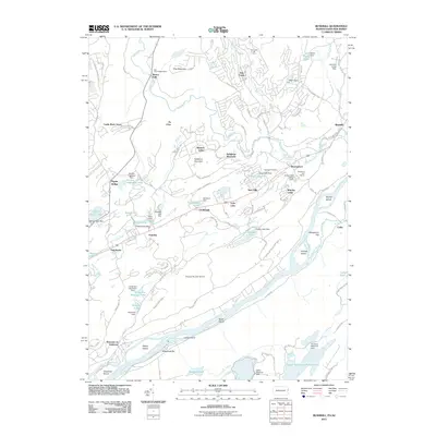 2011 Map of Bushkill, 2011 Print