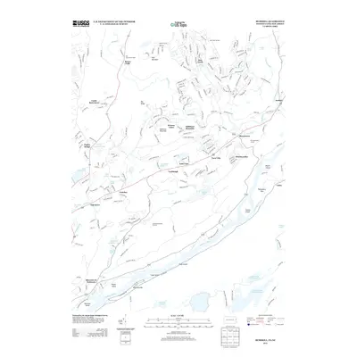2013 Map of Bushkill, 2013 Print