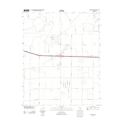 2012 Map of Bushland, 2012 Print
