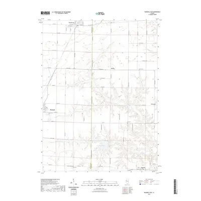 2021 Map of Bushnell East, 2021 Print