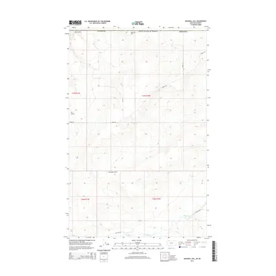 2014 Map of Bushnell Hill, 2014 Print