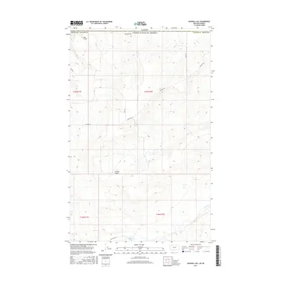 2017 Map of Bushnell Hill, 2017 Print