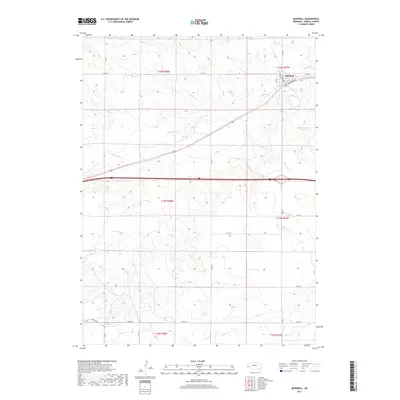2017 Map of Bushnell, 2017 Print
