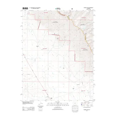 2013 Map of Bushnell Peak, 2013 Print