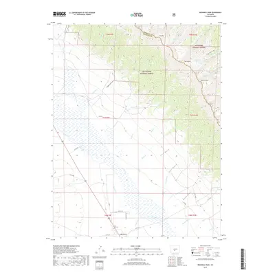 2019 Map of Bushnell Peak, 2019 Print