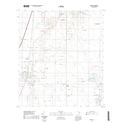 2021 Map of Bushnell, 2021 Print