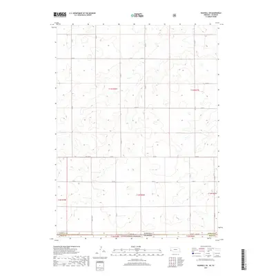 2017 Map of Bushnell SW, 2017 Print