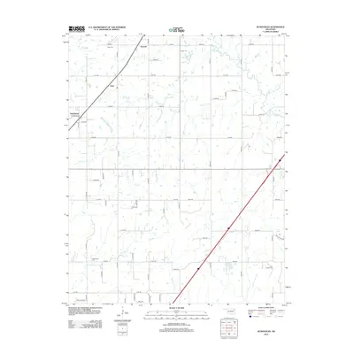 2012 Map of Bushyhead, 2012 Print