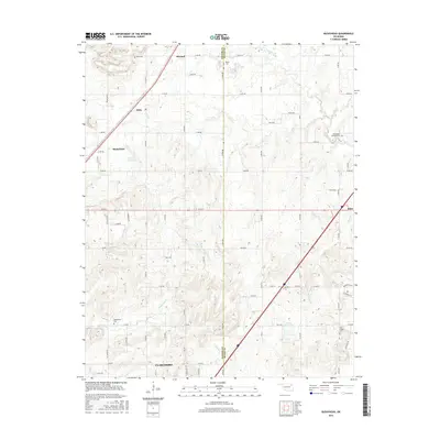 2016 Map of Bushyhead, 2016 Print
