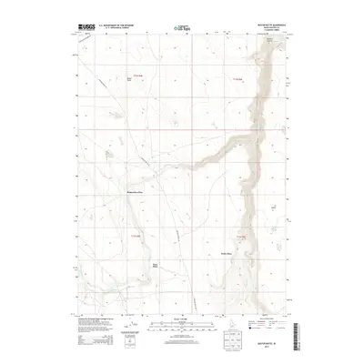 2013 Map of Buster Butte, 2013 Print