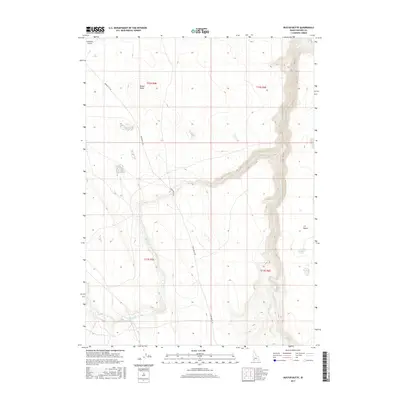 2017 Map of Buster Butte, 2017 Print
