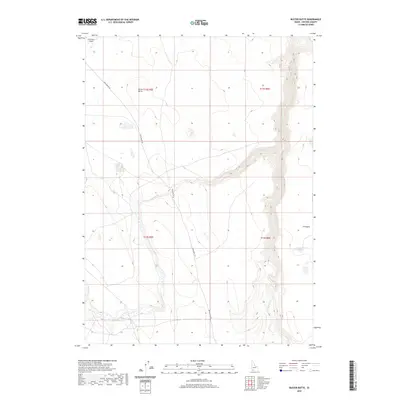 2020 Map of Buster Butte, 2020 Print