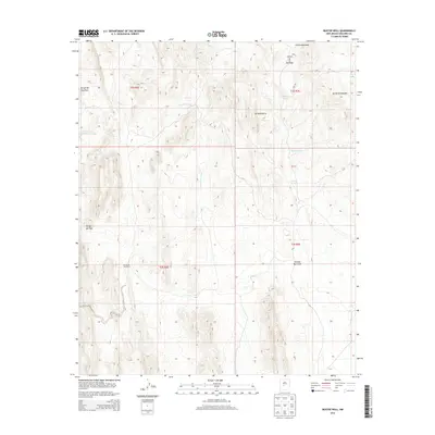 2013 Map of Bustos Well, 2013 Print