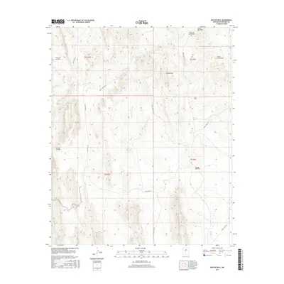 2017 Map of Bustos Well, 2017 Print