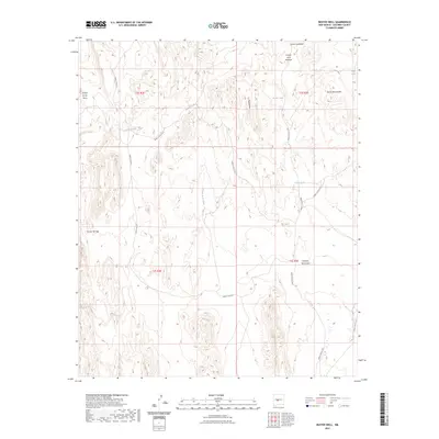 2023 Map of Bustos Well, 2023 Print