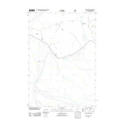2011 Map of Butch Hill, 2011 Print
