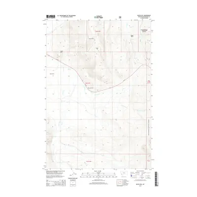 2014 Map of Butch Hill, 2014 Print