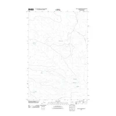 2011 Map of Butch Reservoir, 2011 Print
