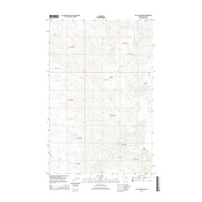 2014 Map of Butch Reservoir, 2014 Print
