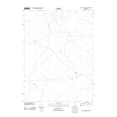 2012 Map of Butcher Knife Draw, 2012 Print