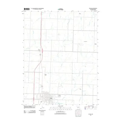 2011 Map of Butler, 2011 Print