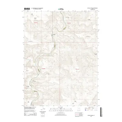 2014 Map of Butler Canyon, 2014 Print