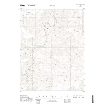 2020 Map of Butler Canyon, 2020 Print