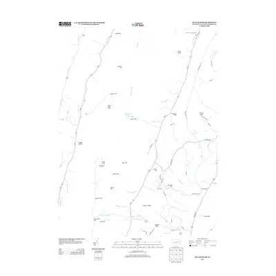2013 Map of Butler Knob, 2013 Print