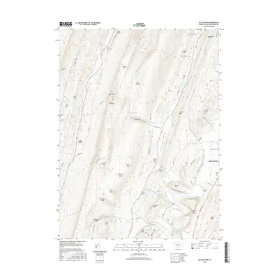 2016 Map of Butler Knob, 2016 Print