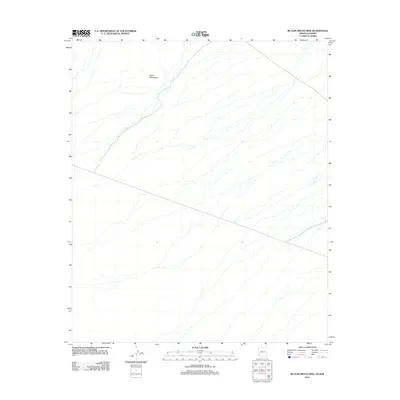 2011 Map of Butler Mountains, 2011 Print
