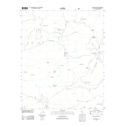 2012 Map of Butler Peak, 2012 Print