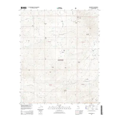 2015 Map of Butler Peak, 2015 Print