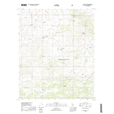 2018 Map of Butler Peak, 2018 Print