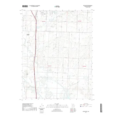 2017 Map of Butler South, 2017 Print