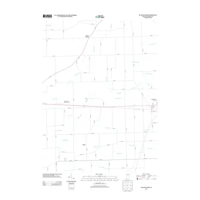 2013 Map of Butler West, 2013 Print